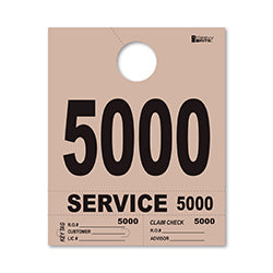 4 Part Heavy Brite Dispatch Numbers - Tan - 5000-5999